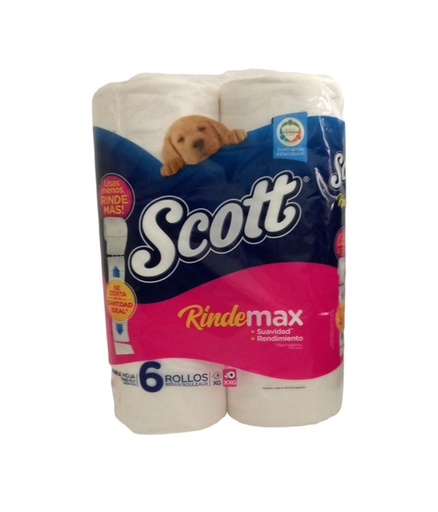 [7441008168348] PAPEL SCOTT RINDEMAX 6 ROLLOS