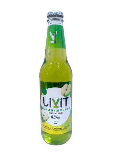 [7422111061900] LIVIT APPLE BURST 355 ML 4 5% 