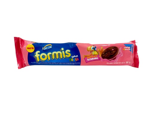 [7896058258004] GALLETA FORMIS FRESA 86g