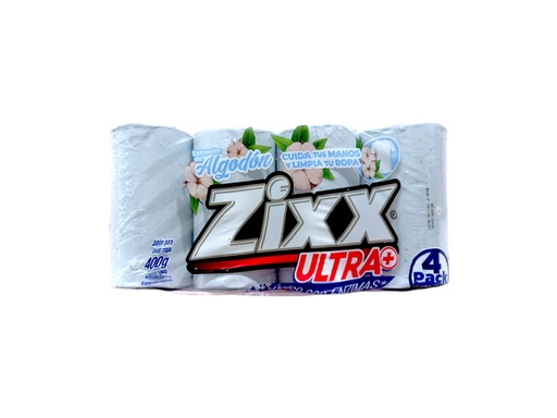 [750894643219] JABON ZIXX ALGODON 4PACK