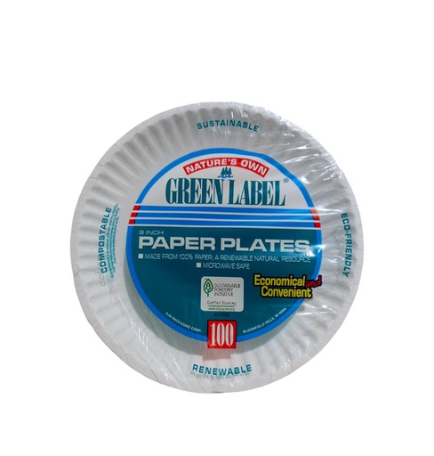 [018026121005] PLATO DE CARTON #9 UNICUP 