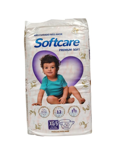 [6954574902809] PAÑAL SOFTCARE XG5 50 PAÑALES
