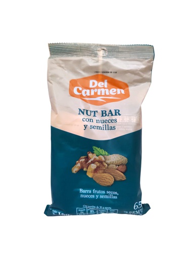 [785381025438] NUT BAR DEL CARMEN NUECE/SEMIL