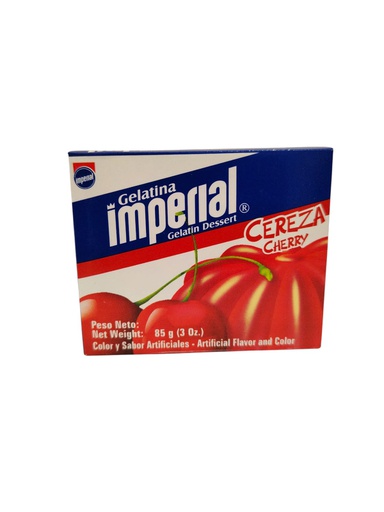 [752534601023] GELATINA IMPERIAL CEREZA 85G