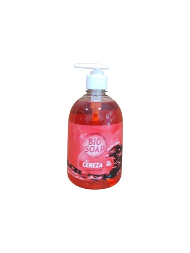 [761429538207] JABON MANOS BIOSOAP CEREZA 500