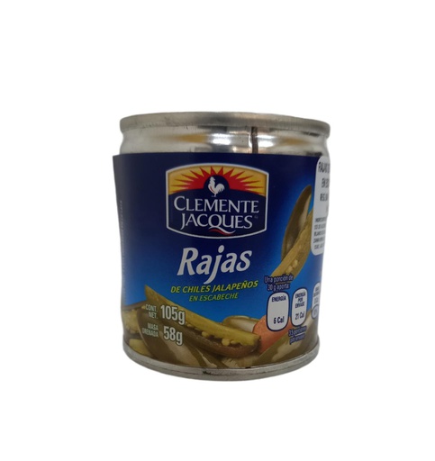 [7501052476063] RAJAS DE CHILE JALAPENO CLEMEN