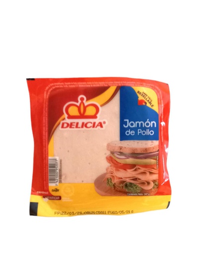 [7421000952077] JAMON DE POLLO DELICIA 247G